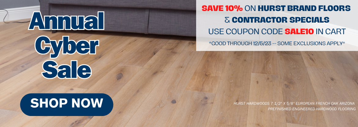 Save 10% off top quality wood floors at Reserve Hardwood Flooring&#39;s annual cyber sale