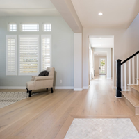 Garrison Collection Canyon Crest European Oak Paria Prefinished Engineered Wood Floors on sale at the lowest prices at Reserve Hardwood Flooring Garrison Collection Bellagio European Oak Como Prefinished Engineered Wood Floors installation photo
