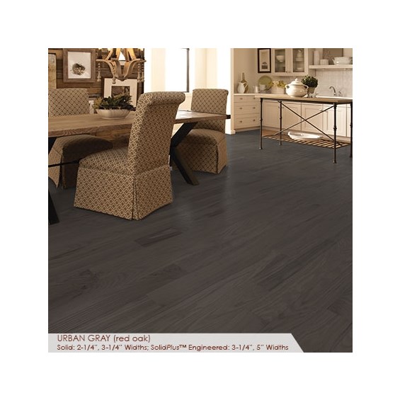 Somerset Classic Collection Strip 2 1/4&quot; Solid Urban Gray Hardwood Flooring