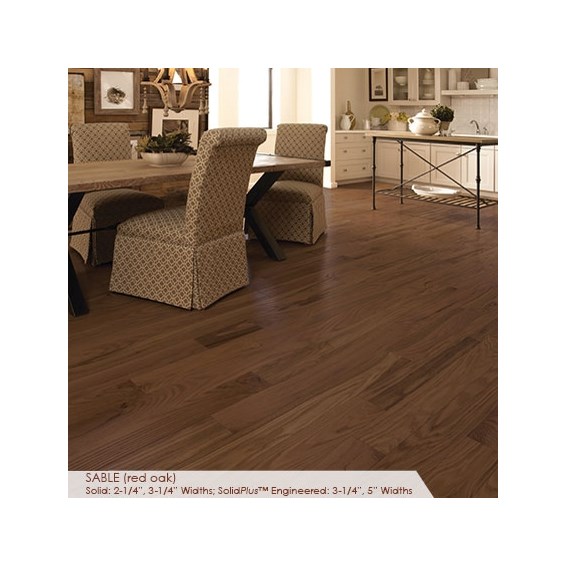 Somerset Classic Collection Strip 2 1/4&quot; Solid Sable Hardwood Flooring