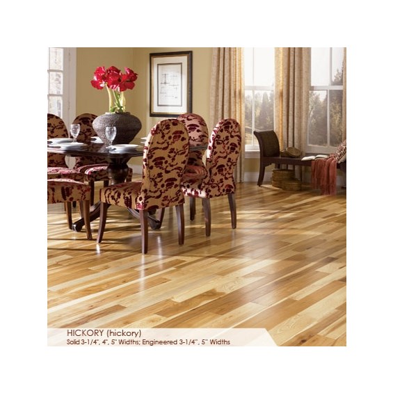 Somerset Character Collection Plank 3 1/4&quot; Solid Hickory Hardwood Flooring