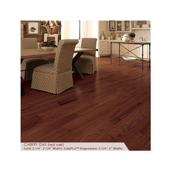 Somerset Classic Collection Strip 3 1/4&quot; Engineered Cherry Oak Hardwood Flooring