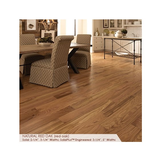 Somerset Classic Collection Strip 3 1/4&quot; Engineered Red Oak Natural Hardwood Flooring