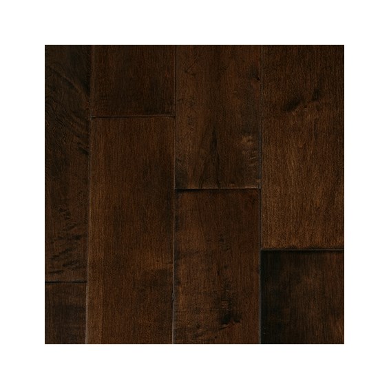 Garrison II Distressed 5&quot; Maple Espresso Hardwood Flooring