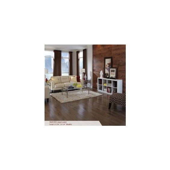 Somerset Color Collection Strip 2 1/4&quot; Solid Smoke Hardwood Flooring