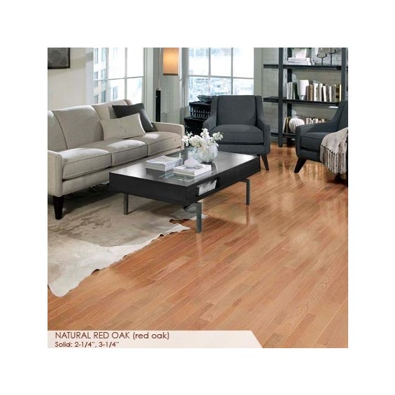 Somerset Homestyle Collection 2 1/4&quot; Solid  Red Oak Natural Hardwood Flooring