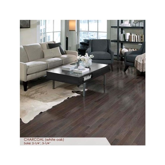 Somerset Homestyle Collection 2 1/4&quot; Solid Charcoal Hardwood Flooring