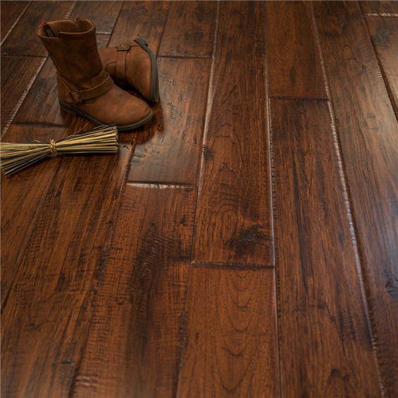 5&quot; x 3/4&quot; Hickory Character Prefinished Solid Canyon Crest Hardwood Flooring