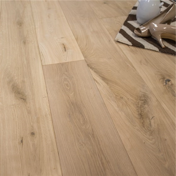 European French Oak Unfinished, No Bevel Laminate Flooring