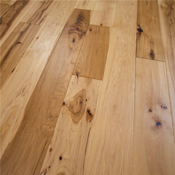5&quot; x 3/4&quot; Hickory Character Prefinished Solid Natural Hardwood Flooring
