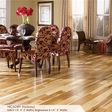 Somerset Character Collection Plank 4&quot; Solid Hickory Hardwood Flooring