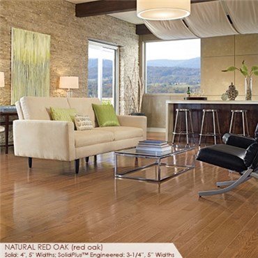 Somerset Color Collection Plank 3 1/4&quot; Engineered Red Oak Natural Hardwood Flooring