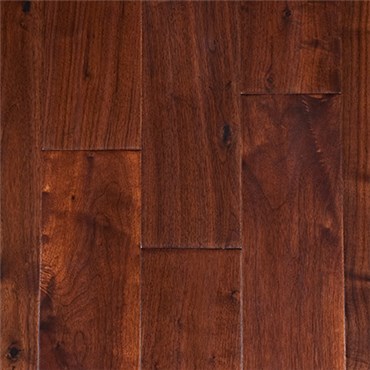 Garrison II Distressed 5&quot; Walnut Antique Hardwood Flooring
