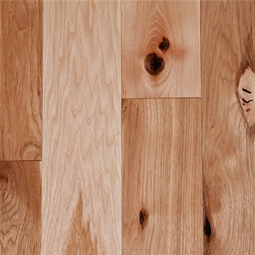 Garrison II Smooth 5&quot; Hickory Pecan Natural Hardwood Flooring