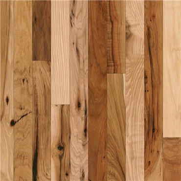 5 X 3 4 Hickory Rustic Natural, Rustic Solid Hardwood Flooring