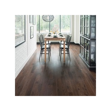 Mullican Wexford Solid 5 White Oak, Espresso Oak Hardwood Flooring