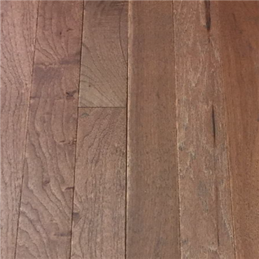 4&quot; x 3/4&quot; Rawhide Hickory Wirebrushed Prefinished Solid Hardwood Floors at the cheapest prices by Reserve Hardwood Flooring