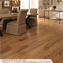 Somerset Classic Collection Strip 3 1/4" Solid Red Oak Natural Hardwood Flooring