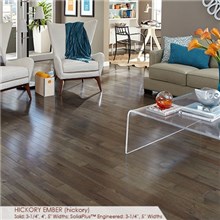 Somerset Character Collection Plank 3 1/4" Engineered Hickory Ember Hardwood Flooring