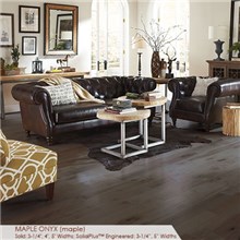 Somerset Character Collection Plank 3 1/4" Engineered Maple Onyx Hardwood Flooring