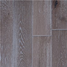 Garrison II Distressed 5" White Oak Grey Wired Hardwood Flooring