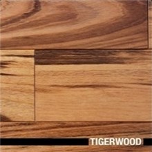 Ribadao Brazilian Species 5" Prefinished Tigerwood Hardwood Flooring