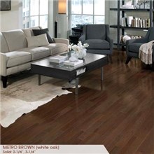 Somerset Homestyle Collection 3 1/4" Solid Metro Brown Hardwood Flooring