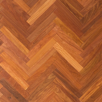 Santos Mahogany Herringbone Unfinished Solid Exotic Wood Flooring at Cheap Prices by Reserve Hardwood Flooring
