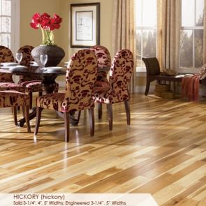 Somerset Character Collection Plank 3 1/4" Solid Hickory Natural