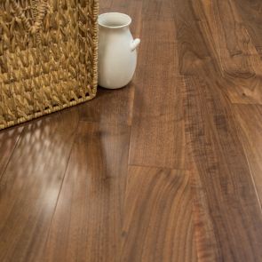 5" x 5/8" American Walnut Select &amp; Better 4mm Wear Layer Prefinished Engineered