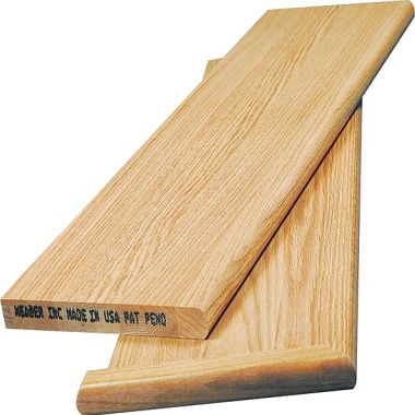 Hand Scraped Hickory Stair Treads