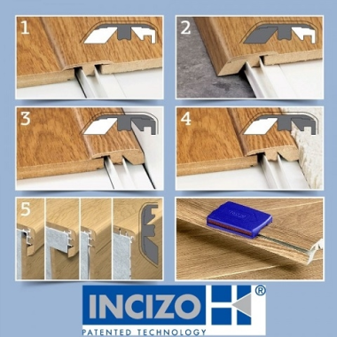 Quick Step Styleo Incizo 5 in 1 Transition