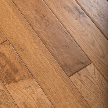Hand Scraped Hickory Summer Road Stair Risers