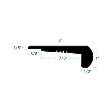 Happy Feet Built-Rite II Overlap Stair Nose