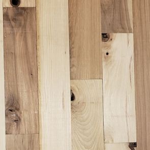 6" x 3/4" Hickory #3 Common Unfinished Solid