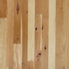 4" x 3/4" Hickory Character 2' to 10' Unfinished Solid